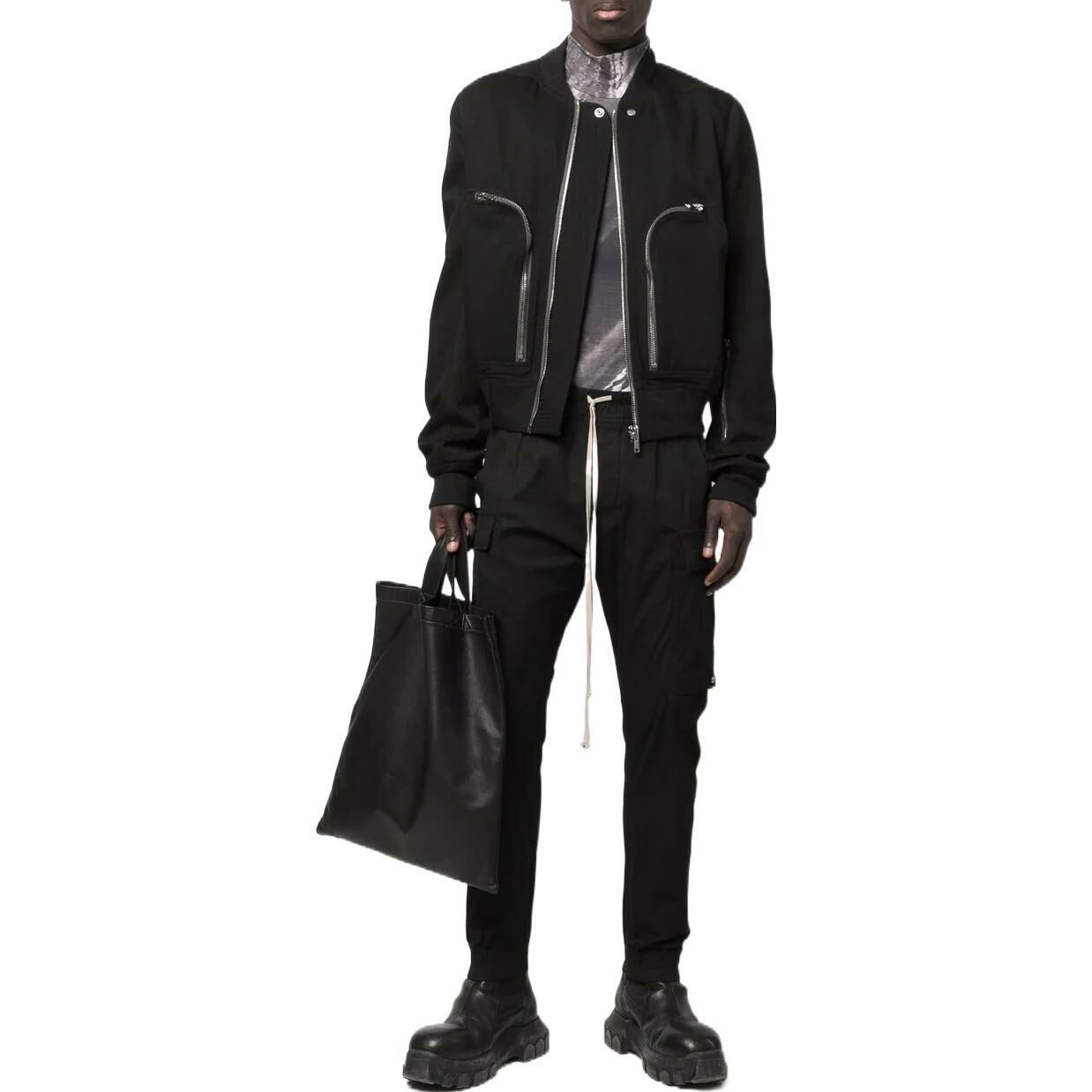 【代購】RICK OWENS Zip Front Bomber Jacket