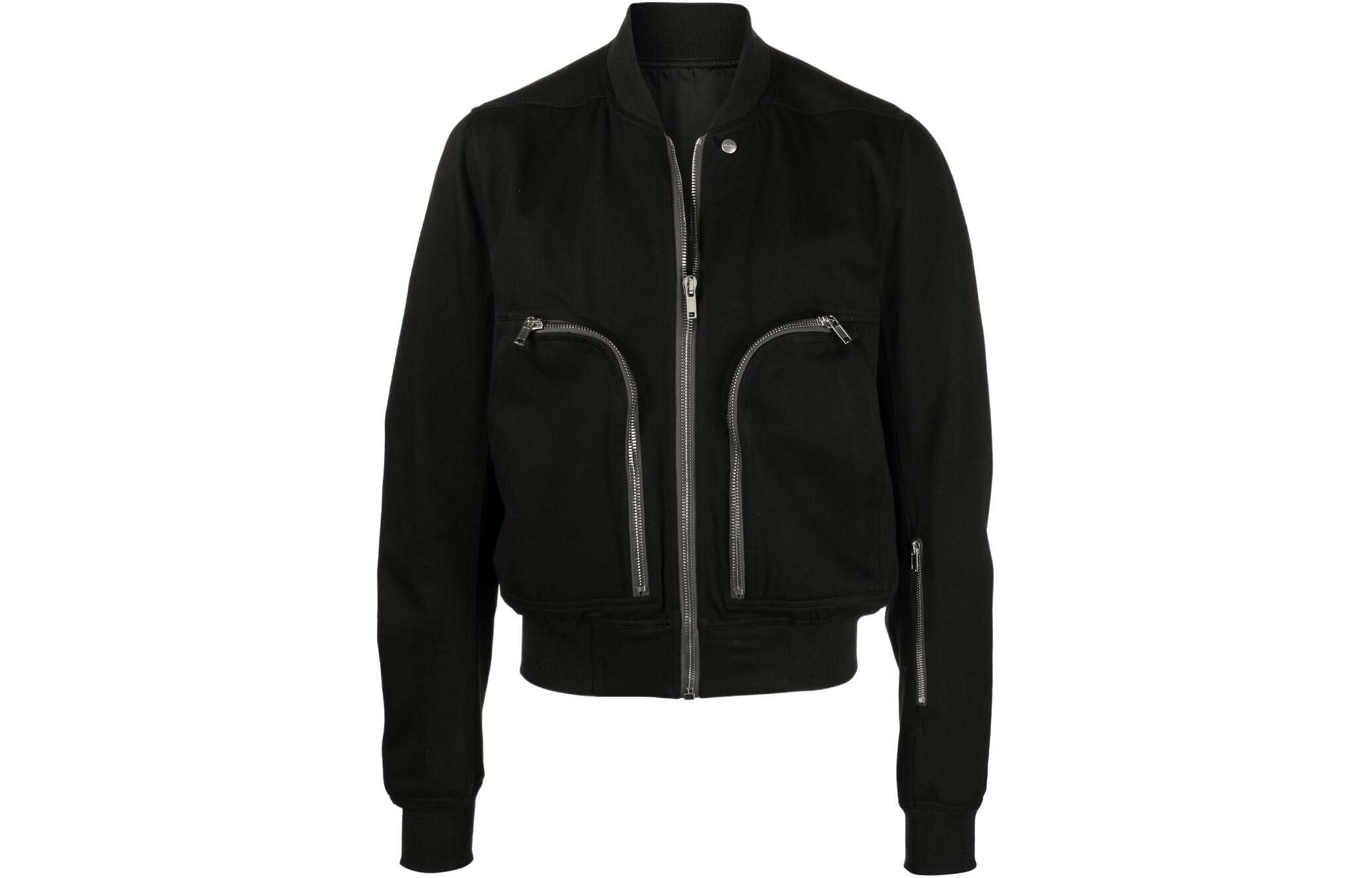 【代購】RICK OWENS Zip Front Bomber Jacket