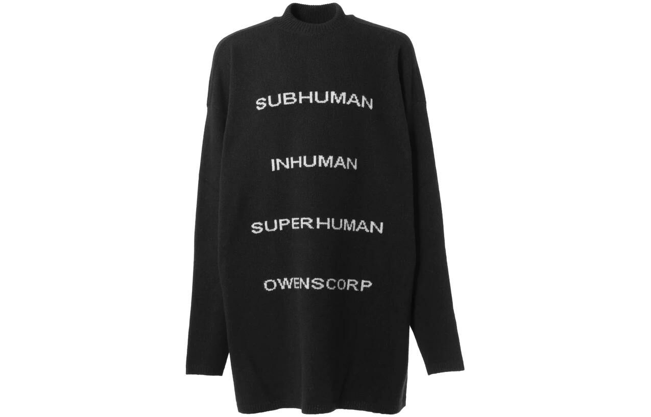 【代購】RICK OWENS/RO Cashmere Sweater Men's Black