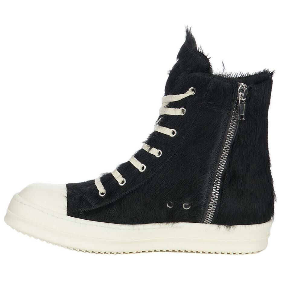 【代購】RICK OWENS/RO High-Top Skateboard Shoes Men's Black