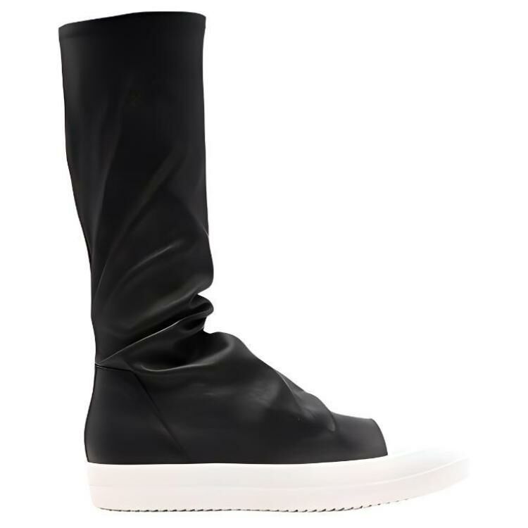 【代購】RICK OWENS Leather Stocking Sneakers