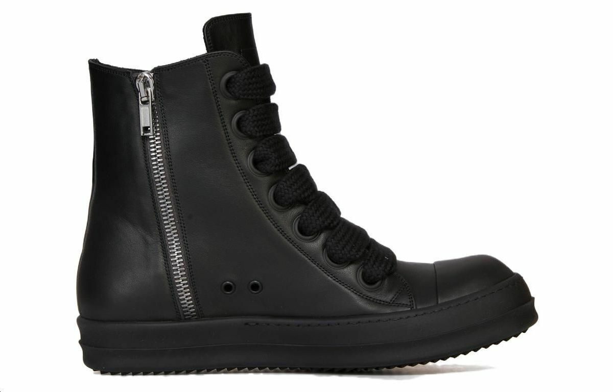 【代購】RICK OWENS Lido Ramones High Top Black SS24