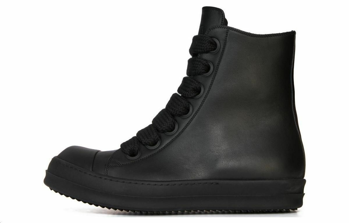 【代購】RICK OWENS Lido Ramones High Top Black SS24