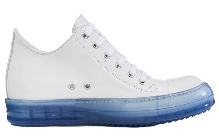 【代購】RICK OWENS DRKSHDW Performa Abstract Low Chalk White Blue Transparent