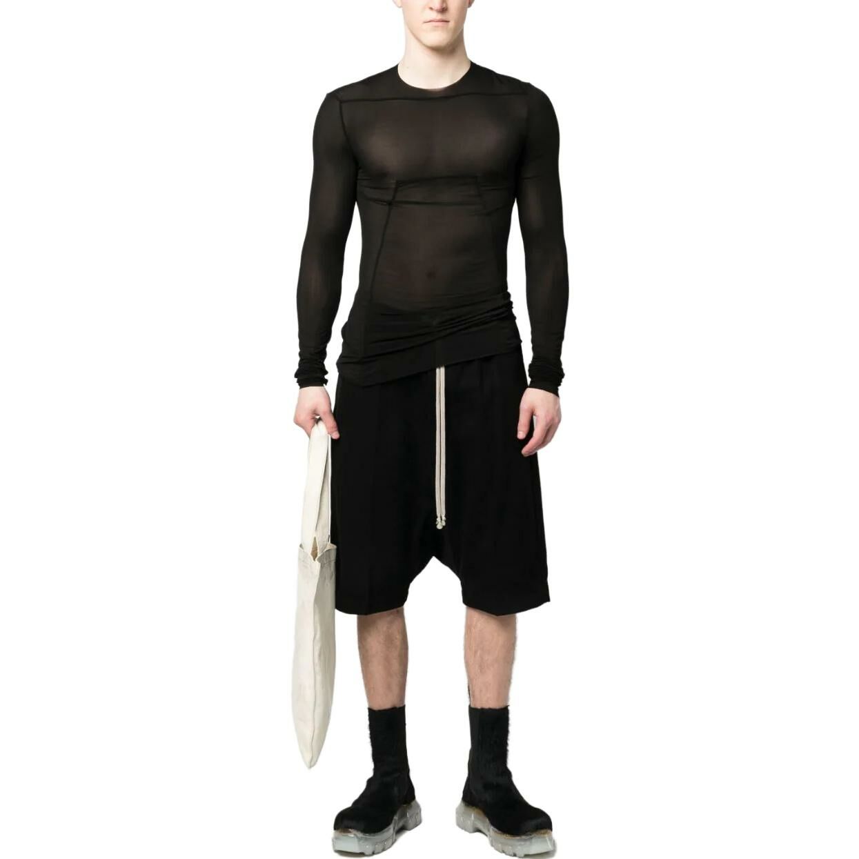 【代購】RICK OWENS T-Shirts Men Black