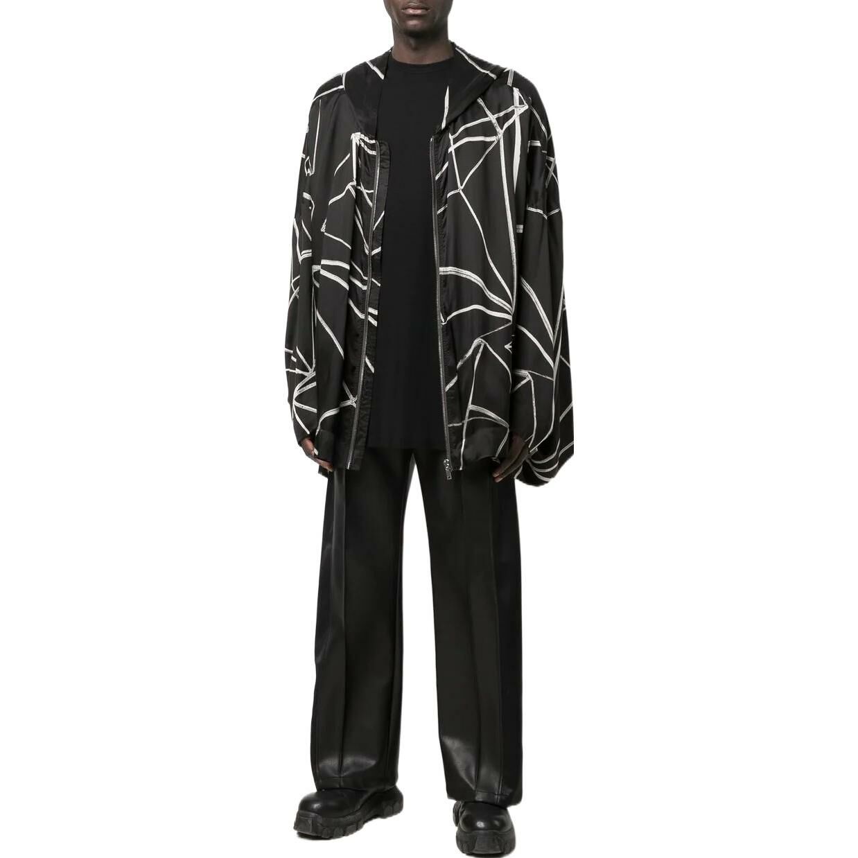 【代購】RICK OWENS Peter Hooded Cropped Sweater