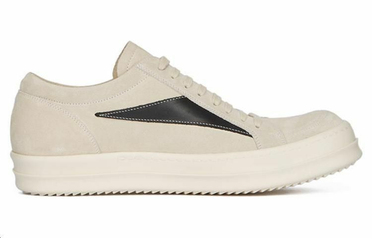 【代購】RICK OWENS/RO Rick Owens FW23 LUXOR Series Low-Top Skateboard Shoes Men's Milk White