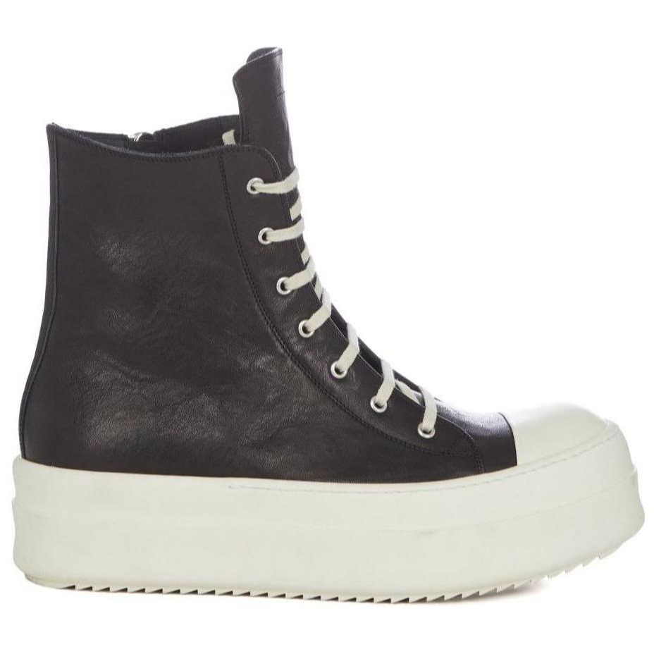【代購】RICK OWENS/RO High Top Skateboard Shoes Men's Black