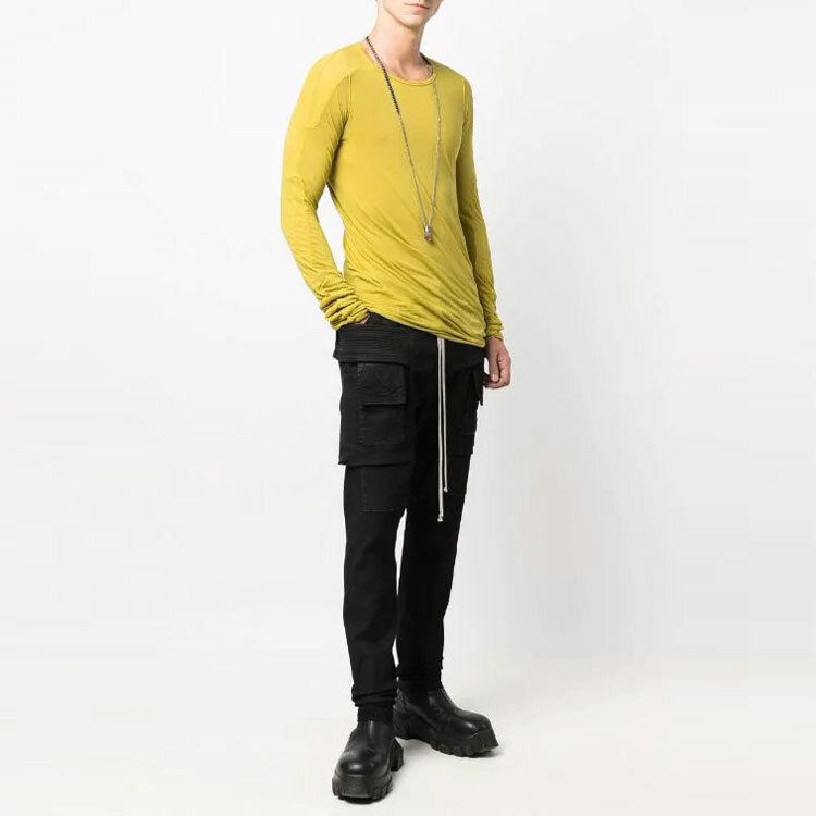 【代購】RICK OWENS/RO FW21 Cargo Pants Men's Black