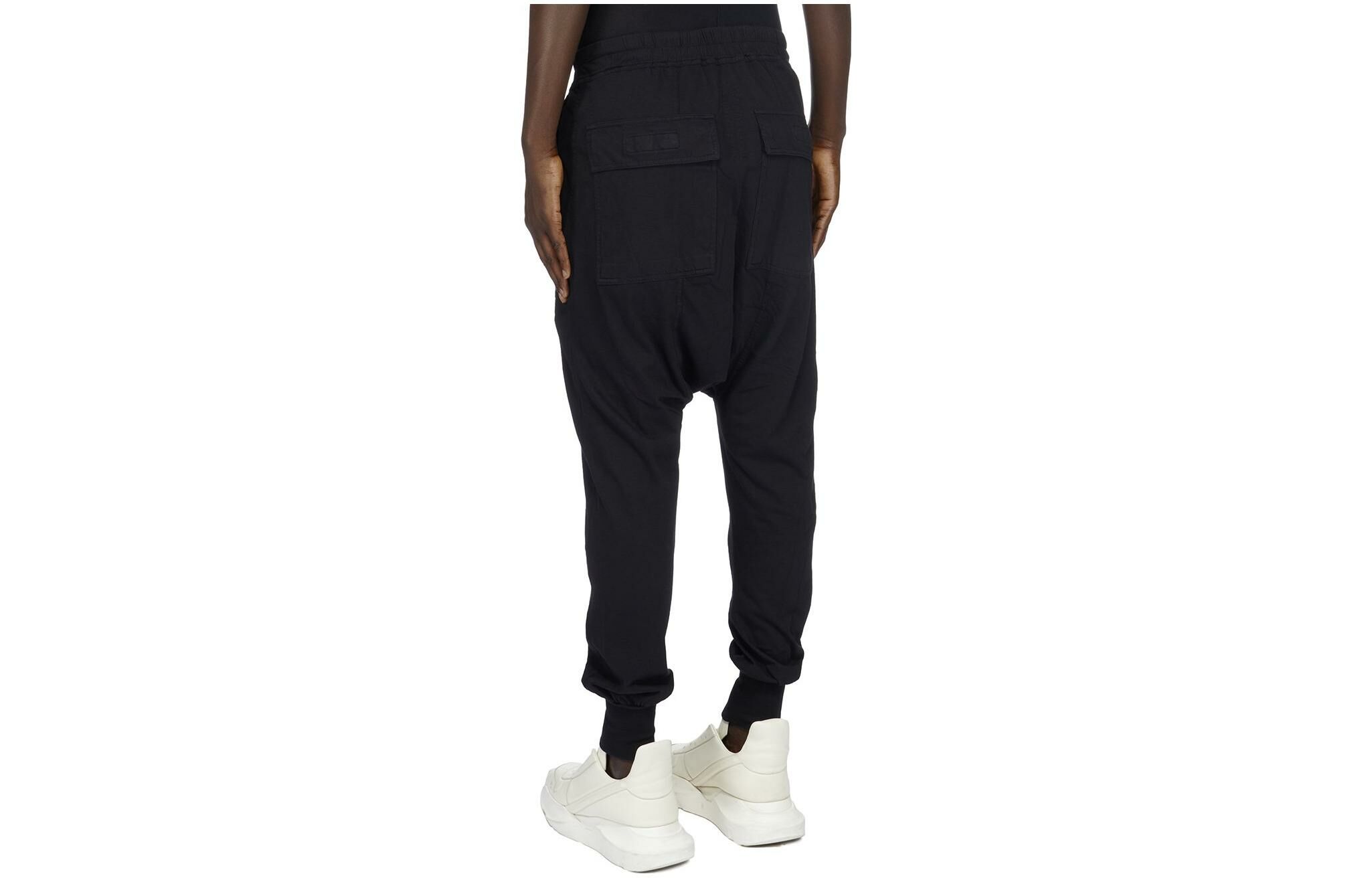 【代購】RICK OWENS Prisoner Organic Cotton Drop crotch Trousers