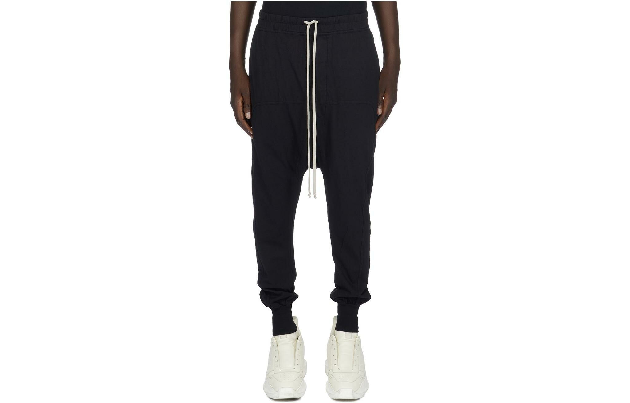 【代購】RICK OWENS Prisoner Organic Cotton Drop crotch Trousers
