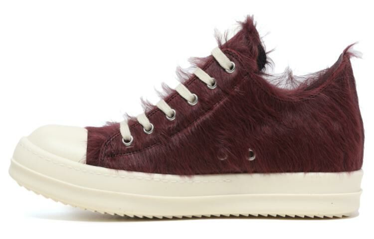 【代購】RICK OWENS/RO Low Top Skateboard Shoes Women's Red