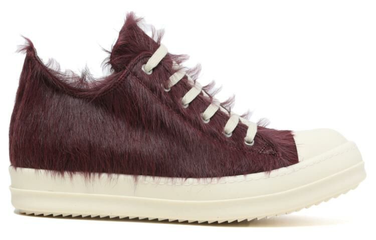 【代購】RICK OWENS/RO Low Top Skateboard Shoes Women's Red