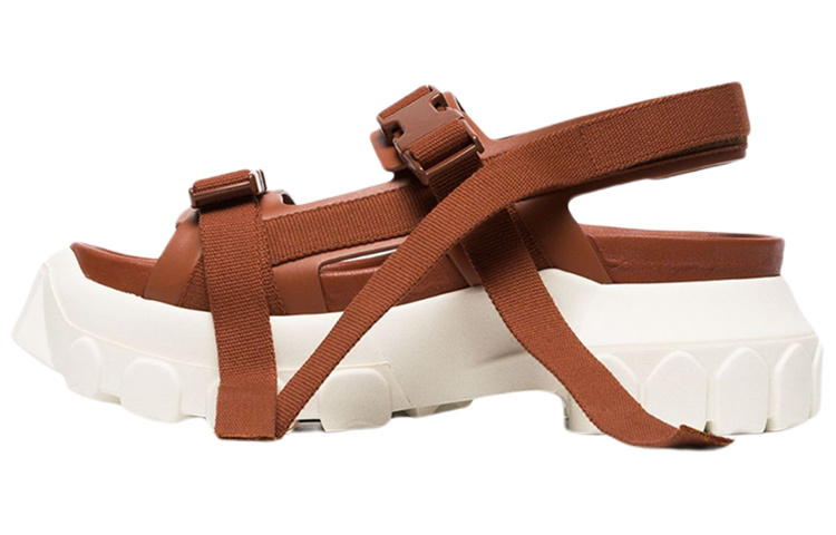 【代購】RICK OWENS/RO Beach Sandals Women's Brown