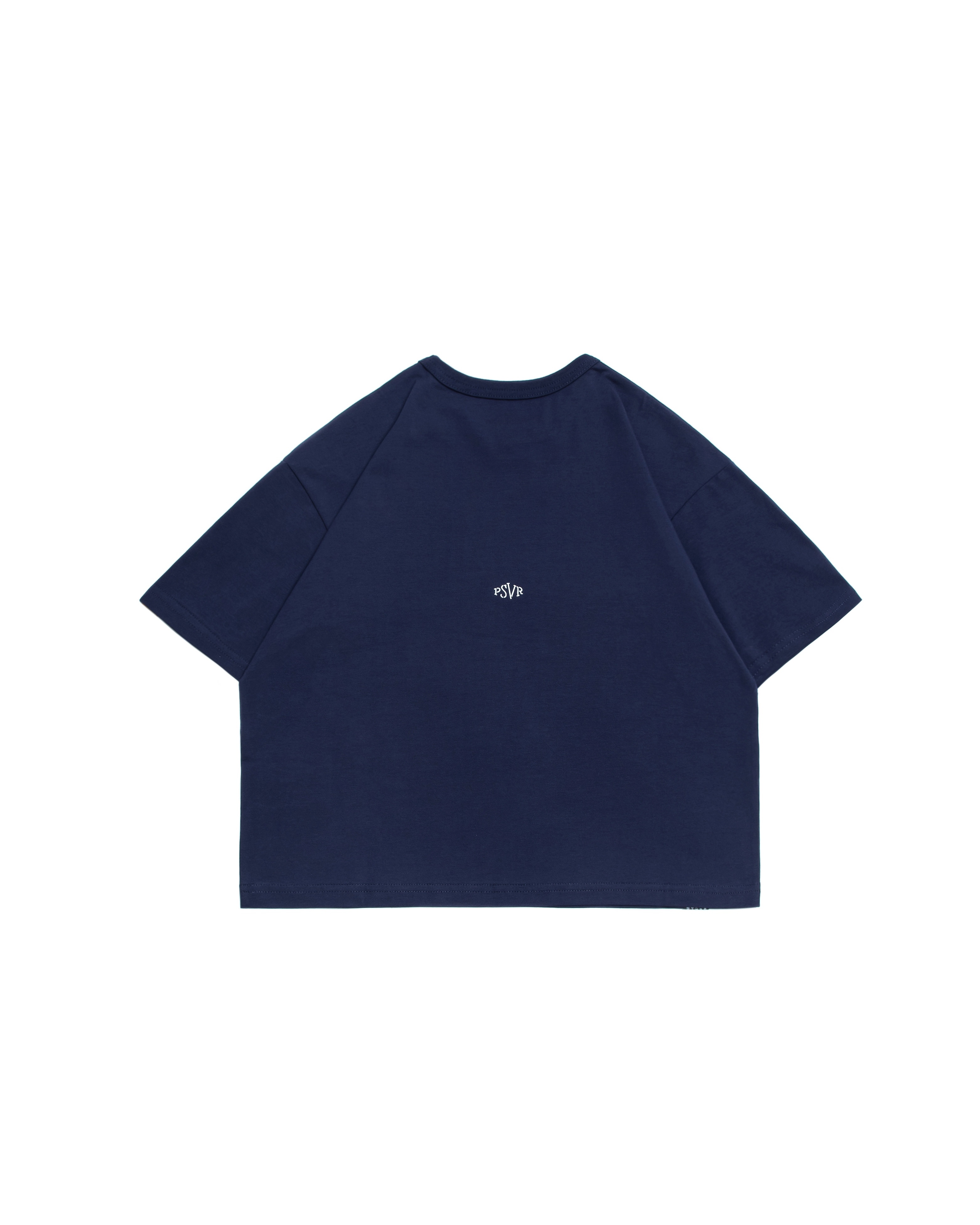 Persevere kids' T-shirt series- Pocket- Navy