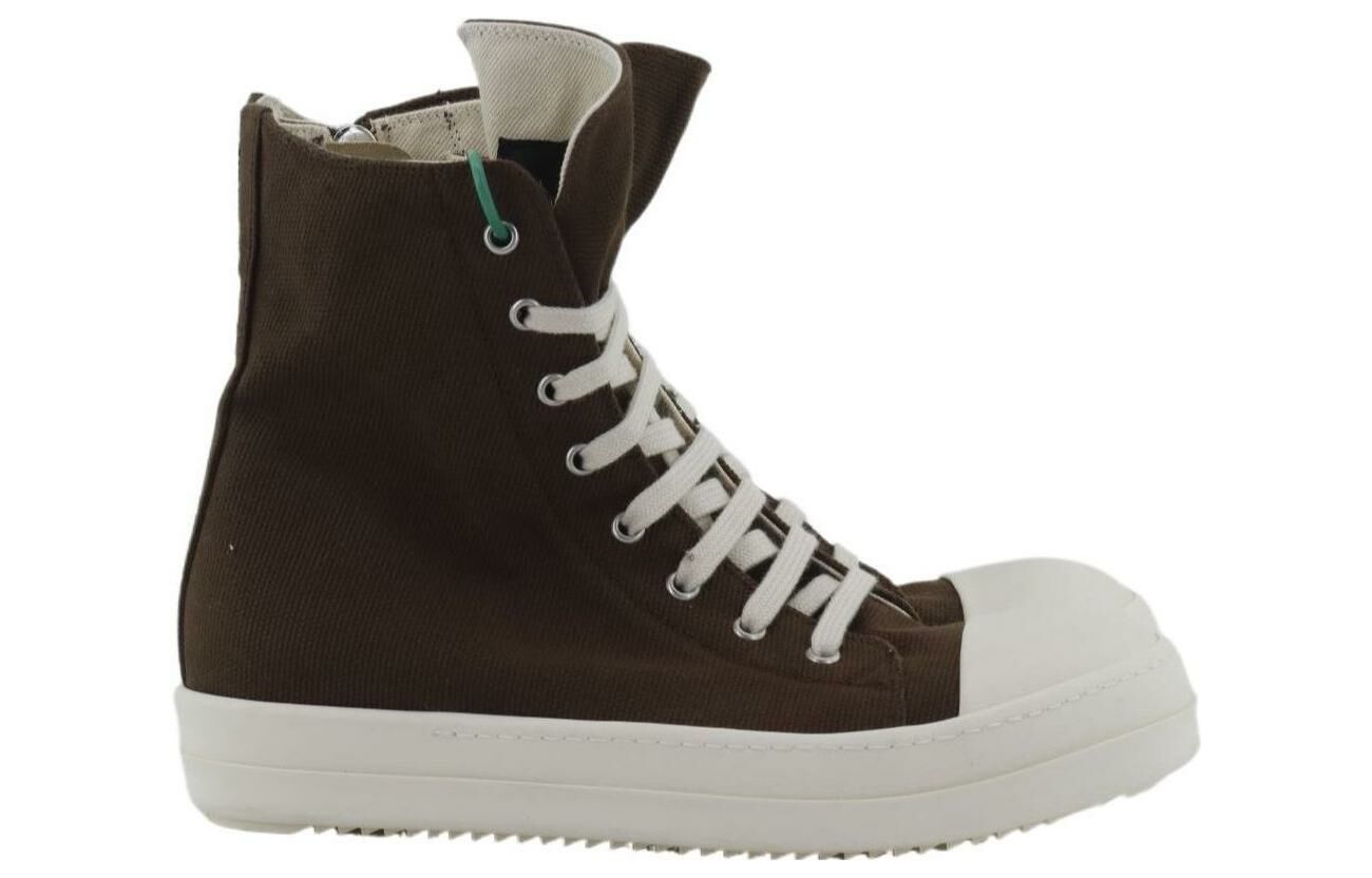 【代購】RICK OWENS/RO High-Top Skateboard Shoes Men's Brown