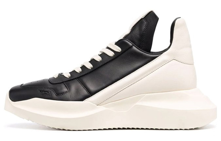 【代購】RICK OWENS/RO Wear-Resistant Low-Top Sports Casual Shoes Men's White Black