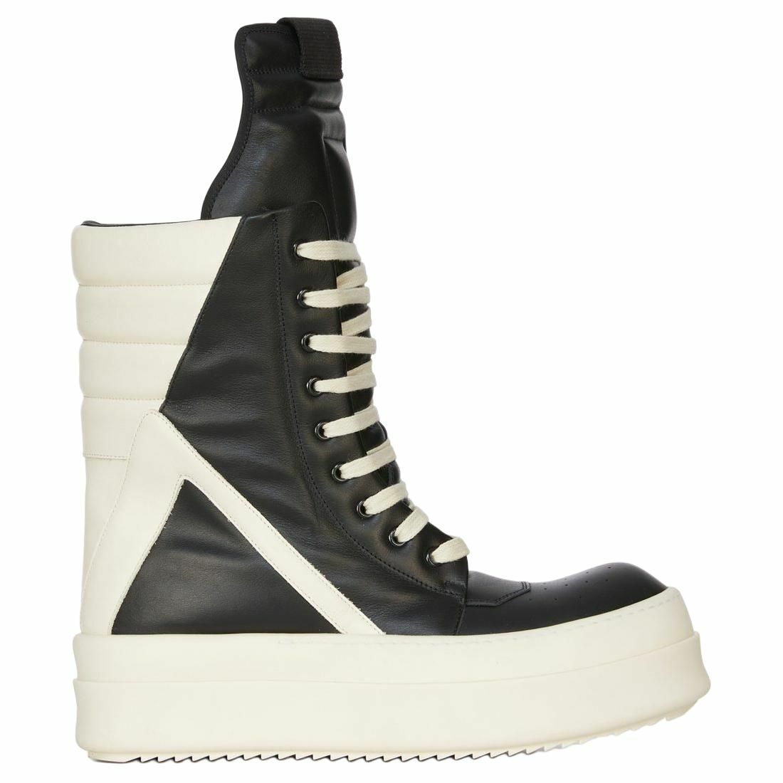 【代購】RICK OWENS/RO Geobasket High-Top Skateboard Shoes Men's Black