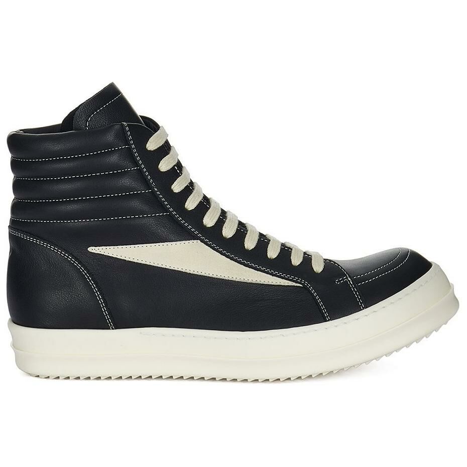 【代購】RICK OWENS/RO Porterville High-Top Skateboard Shoes Men's Black