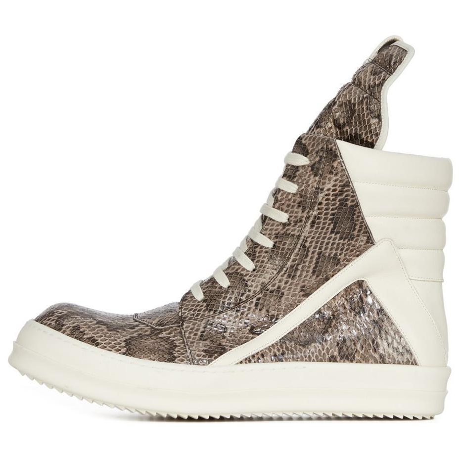 【代購】RICK OWENS/RO High Top Skateboard Shoes Men's Brown