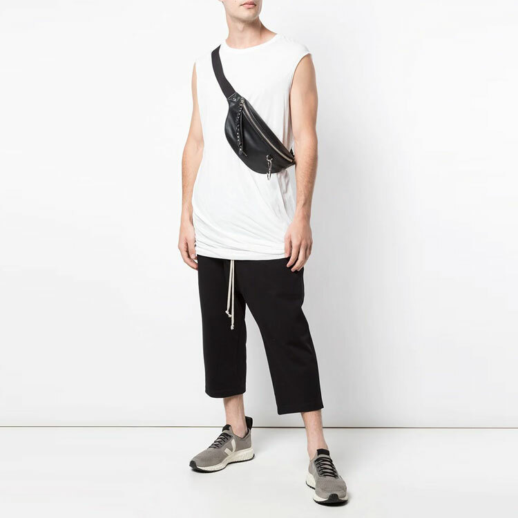 【代購】RICK OWENS/RO Knitted Sports Pants Men's Black