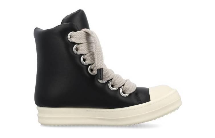 【代購】RICK OWENS Luxor Jumbo Lace Padded Sneaks Black Milk Women's