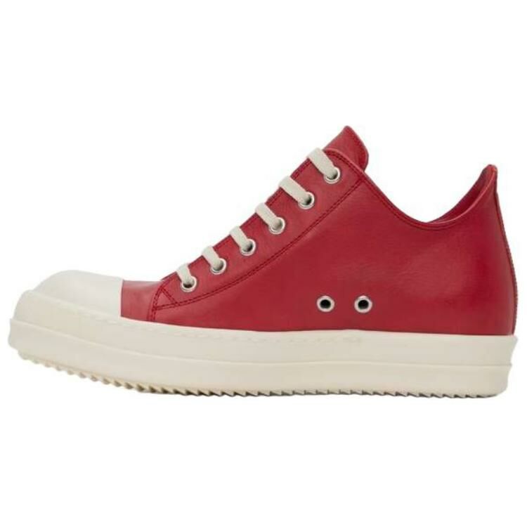 【代購】RICK OWENS/RO Mid Top Skateboard Shoes Men's Red