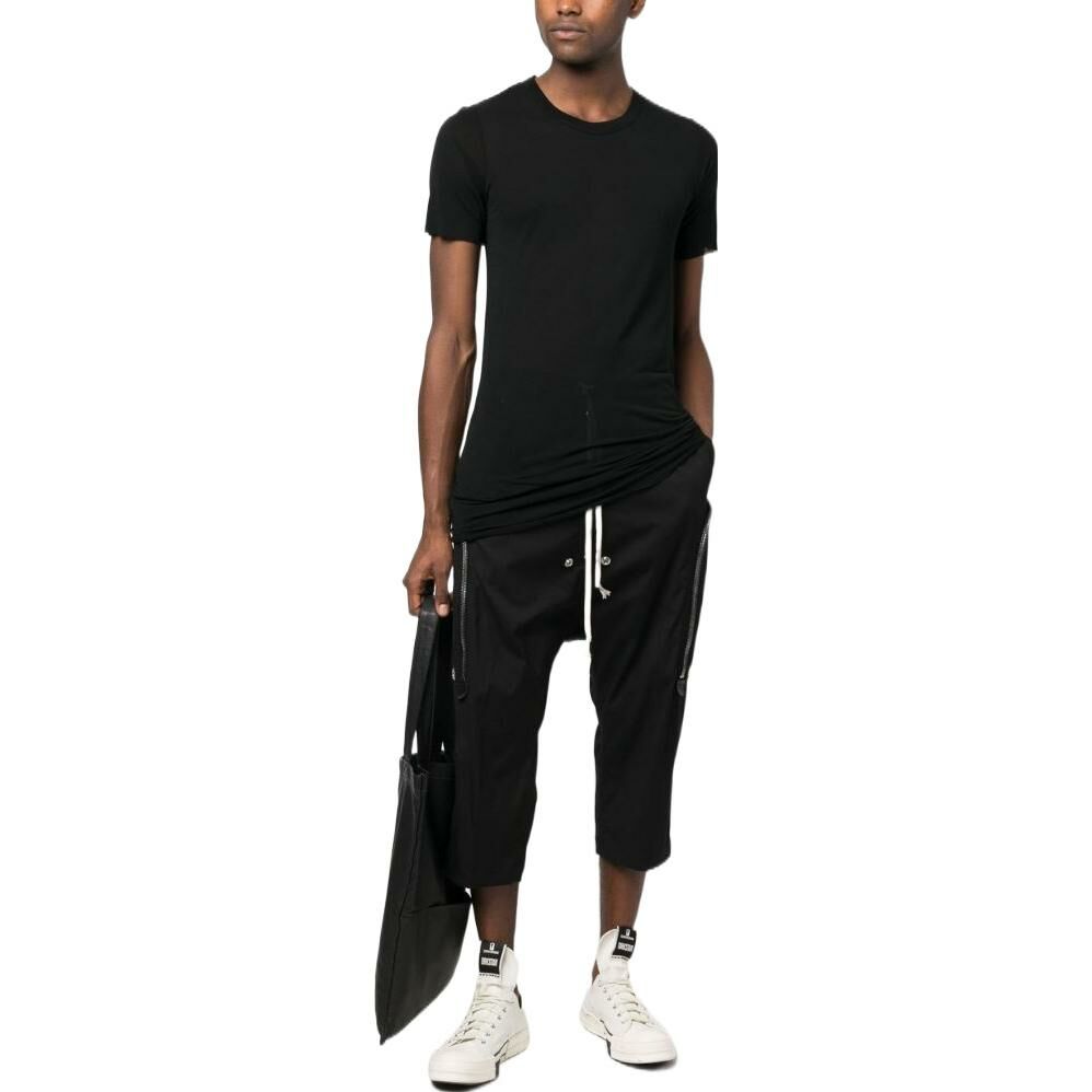 【代購】RICK OWENS Cropped Drawstring waist Trousers