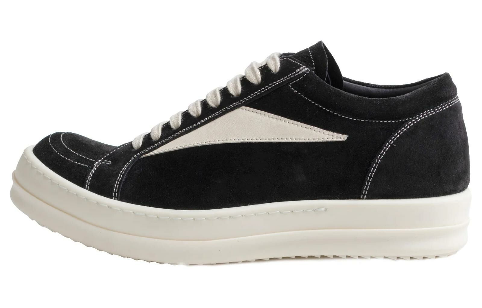 【代購】RICK OWENS/RO Edfu Vintage Low Top Stylish Skateboarding Shoes Women's Black