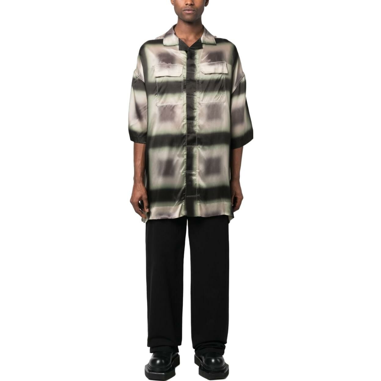 【代購】RICK OWENS Magnum Oversized Short-sleeve Shirt