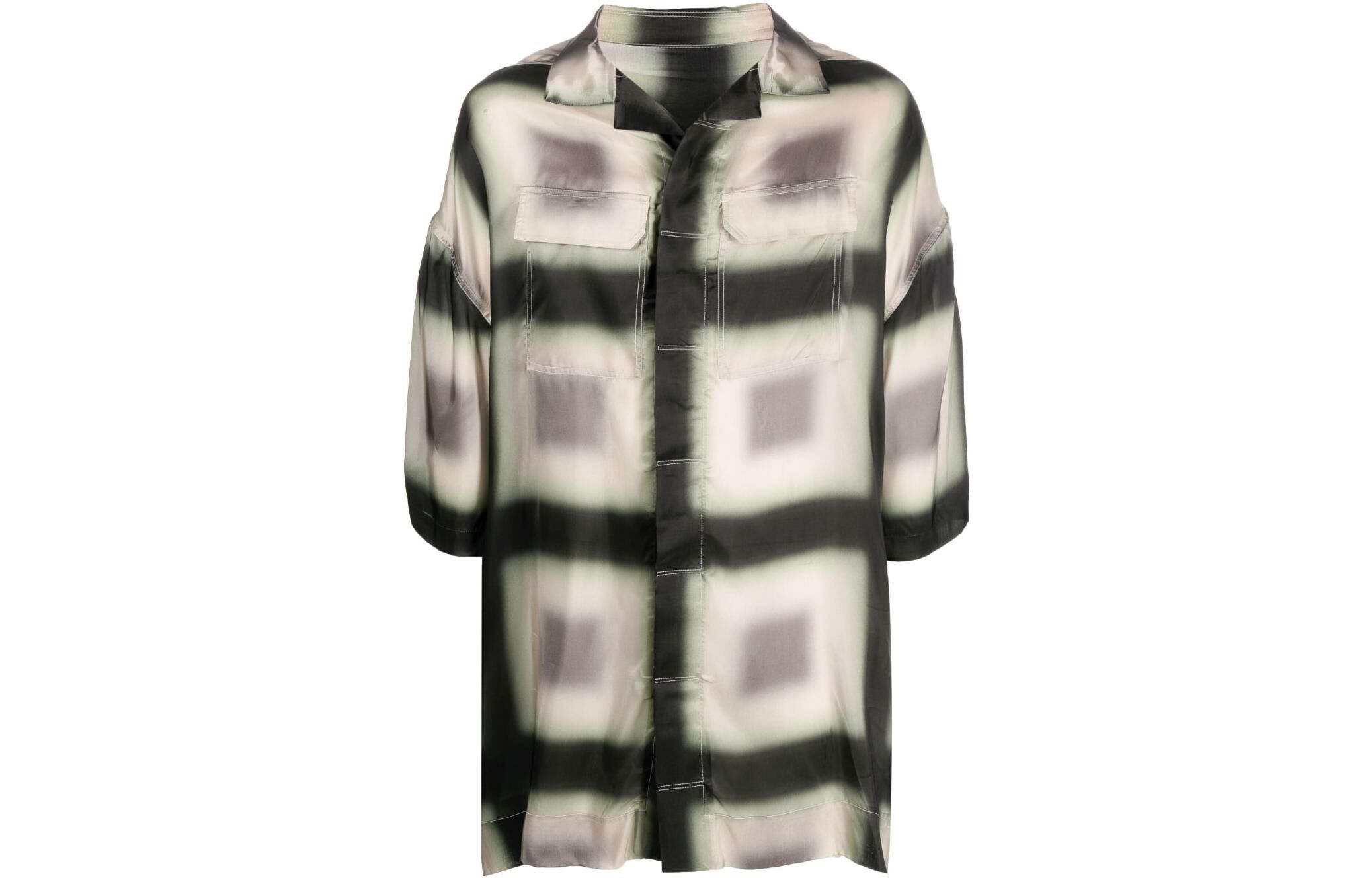 【代購】RICK OWENS Magnum Oversized Short-sleeve Shirt