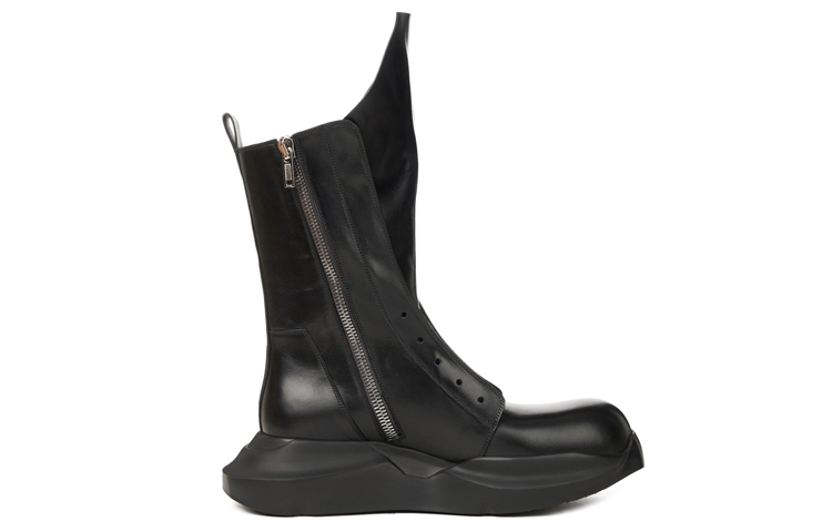 【代購】RICK OWENS/RO Strobe Geth Army Fashion Ankle Boots Men's Black