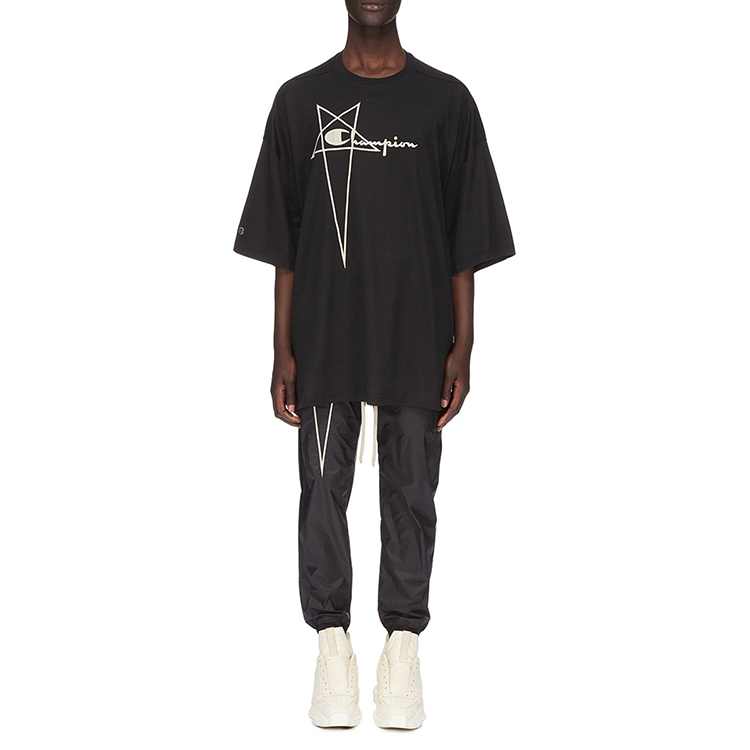 【代購】Champion X RICK OWENS Knitted Sweatpants Men Dark Gray