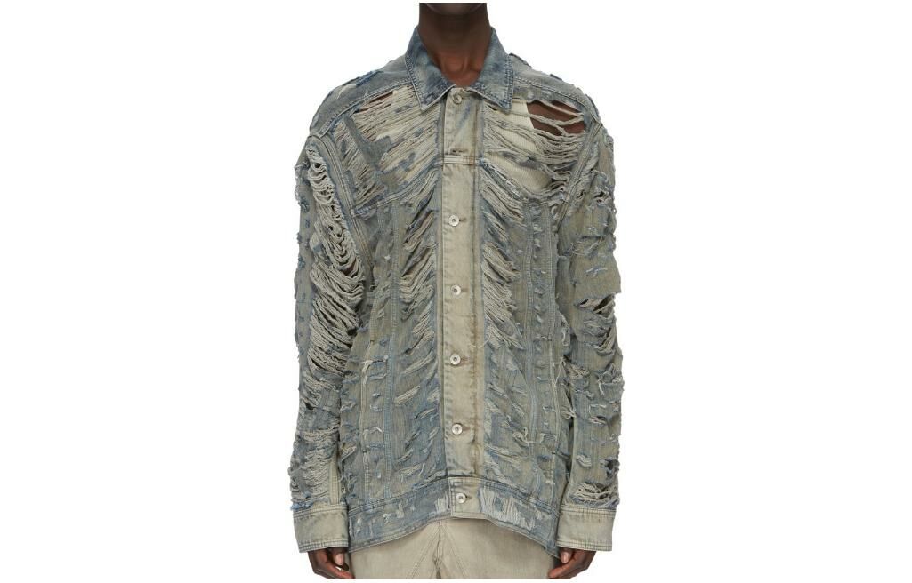 【代購】RICK OWENS/RO FW23 Jacket Men's Washed Blue