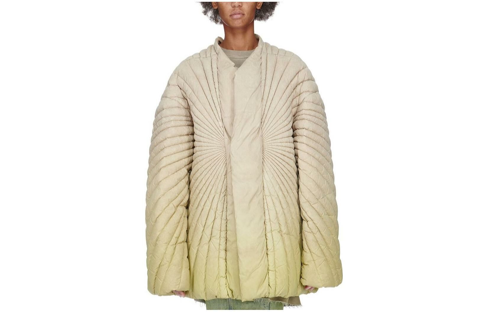 【代購】RICK OWENS/RO FW23 Radiance Jacket In Degrade Nylon Jackets Coats Men's Beige