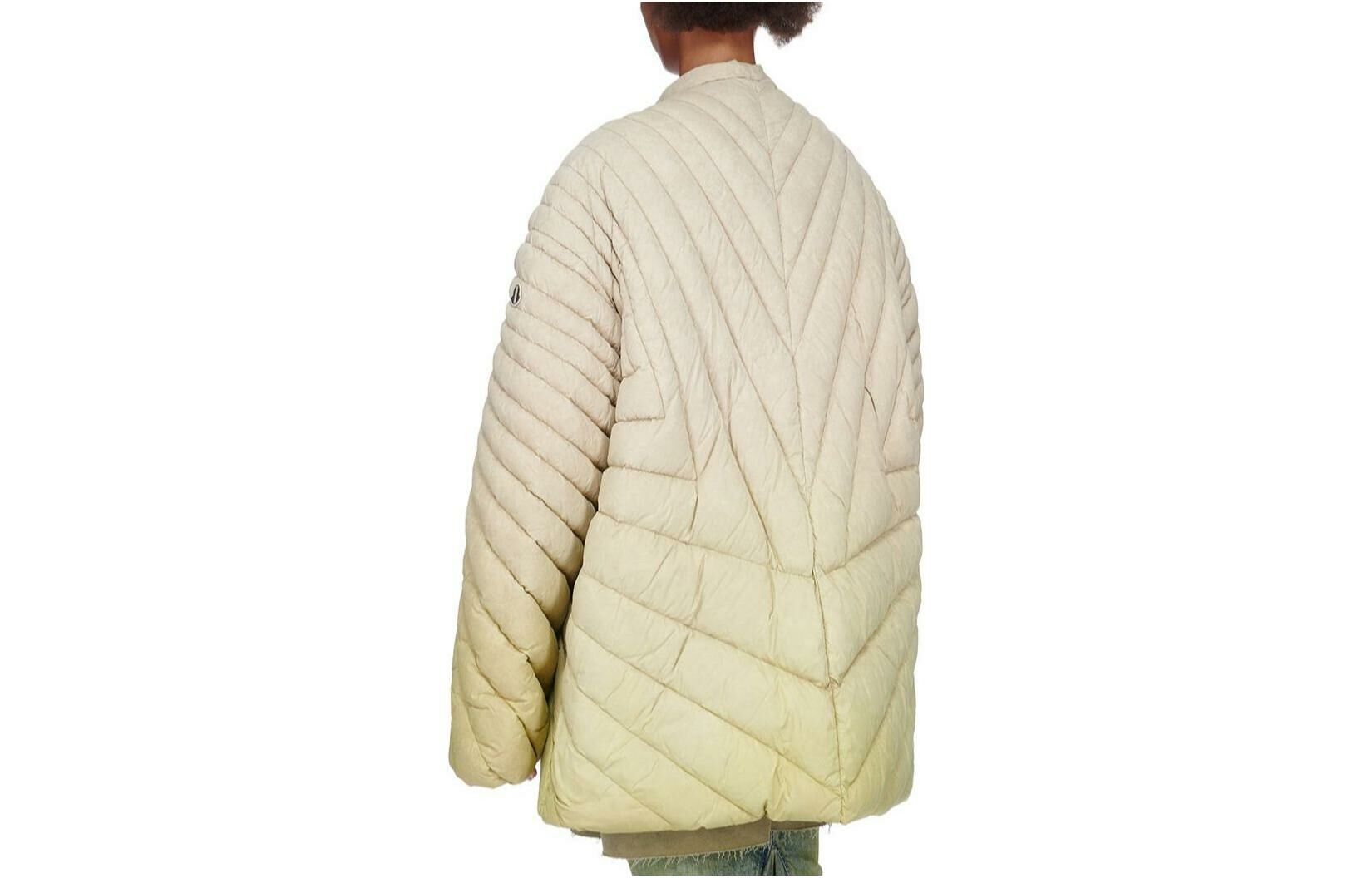 【代購】RICK OWENS/RO FW23 Radiance Jacket In Degrade Nylon Jackets Coats Men's Beige