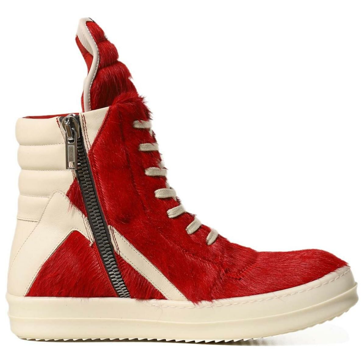 【代購】RICK OWENS/RO High-Top Skateboard Shoes Women's Red