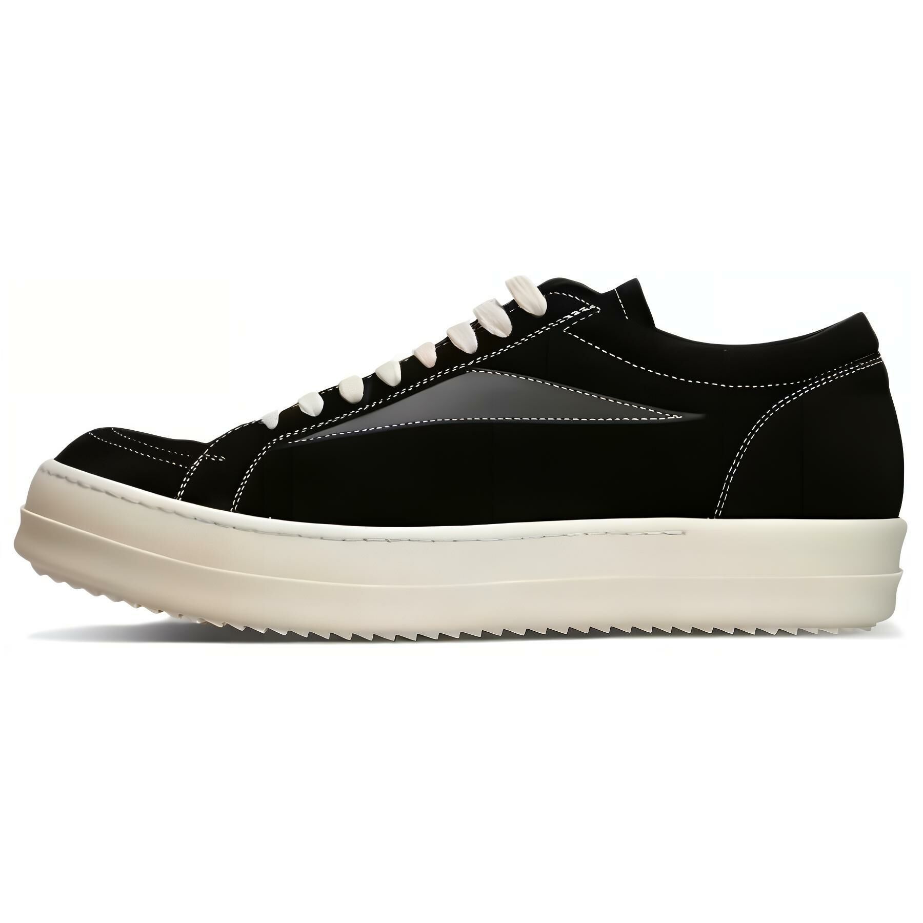 【代購】RICK OWENS Luxor Vintage Low Black Milk Sole