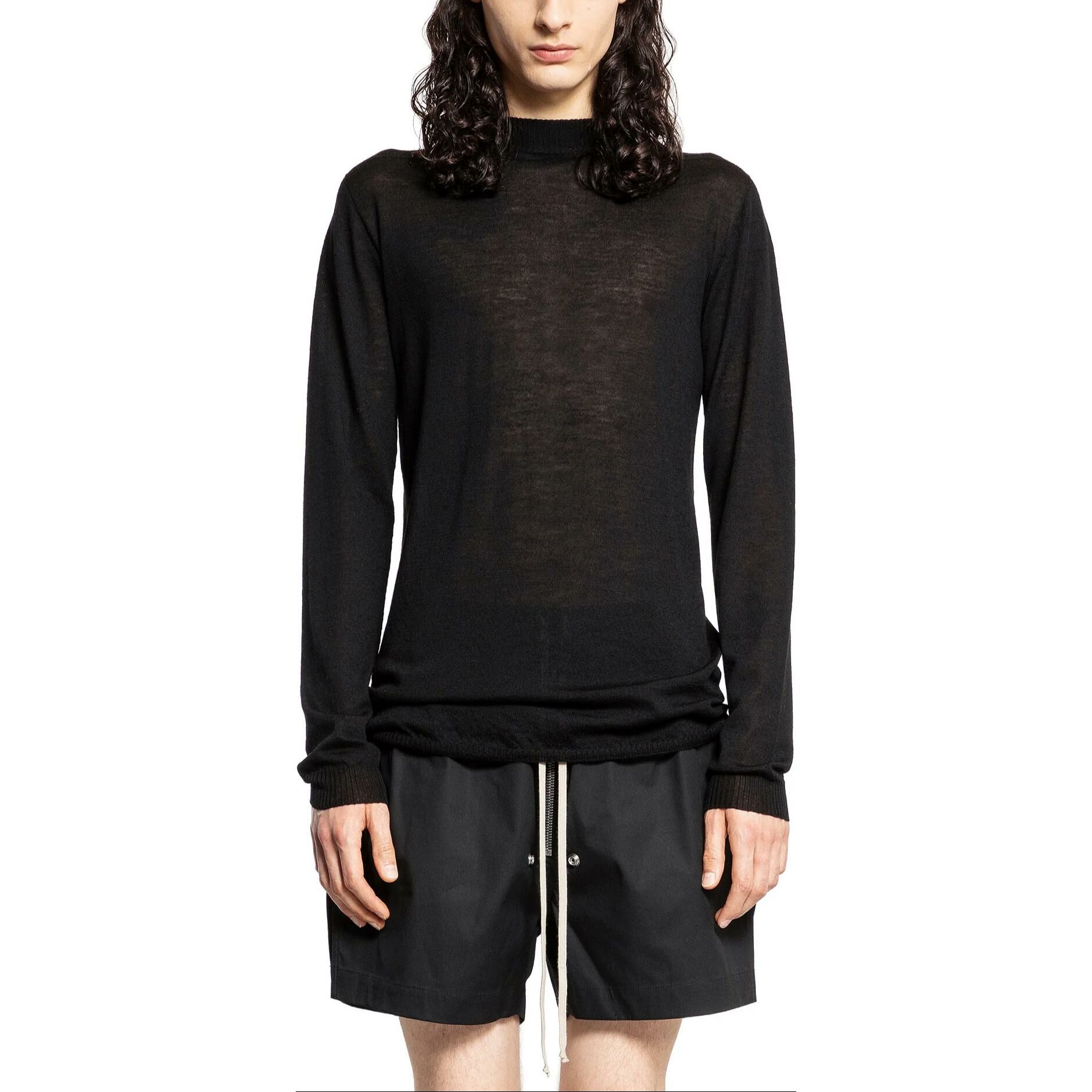 【代購】RICK OWENS/RO SS24 Sweatshirt Men's Black