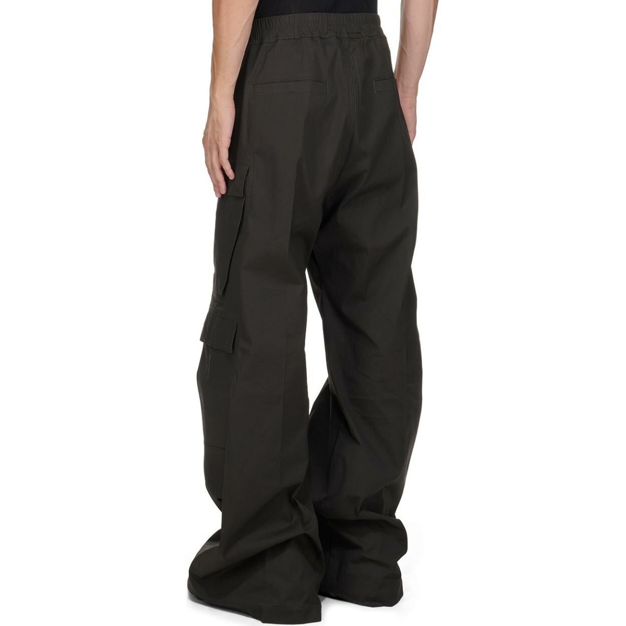 【代購】RICK OWENS Cargobelas Drawstring Wide Leg Trousers