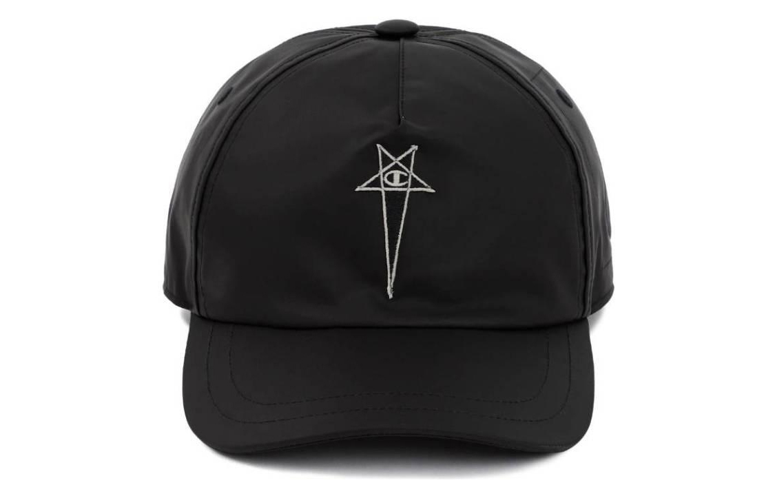 【代購】RICK OWENS/RO Nylon Baseball Caps Men's Black