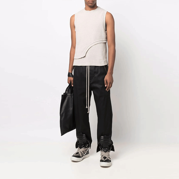 【代購】RICK OWENS Tecuatl Drop crotch Track Pants