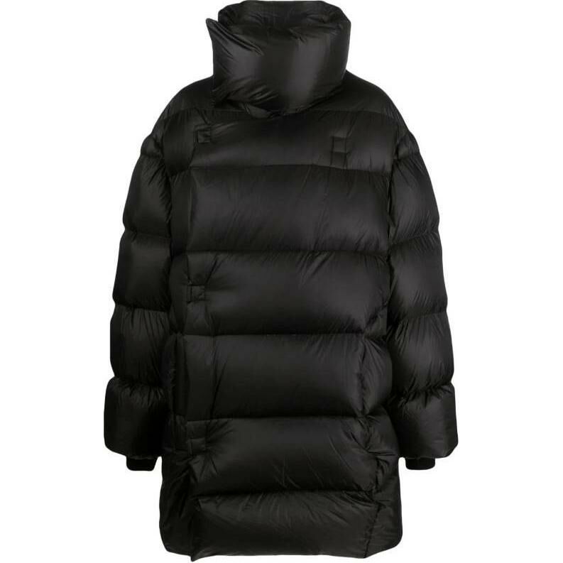 【代購】RICK OWENS Funnel neck Quilted Down Coat