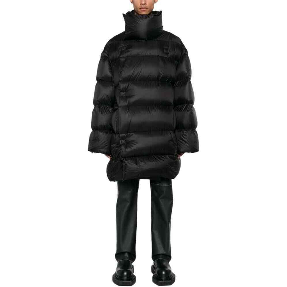 【代購】RICK OWENS Funnel neck Quilted Down Coat