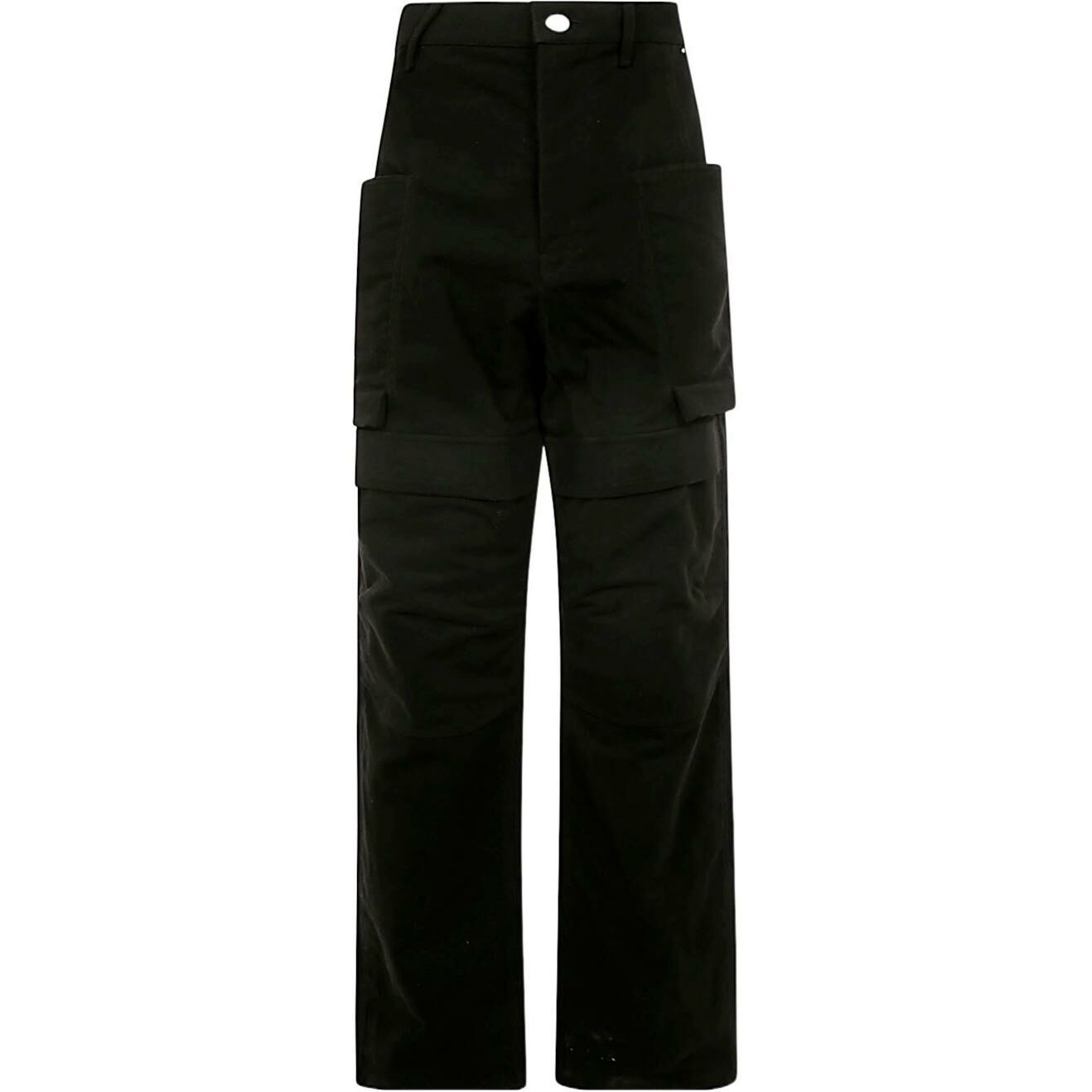 【代購】RICK OWENS Stefan Wide-Leg Cargo Jeans