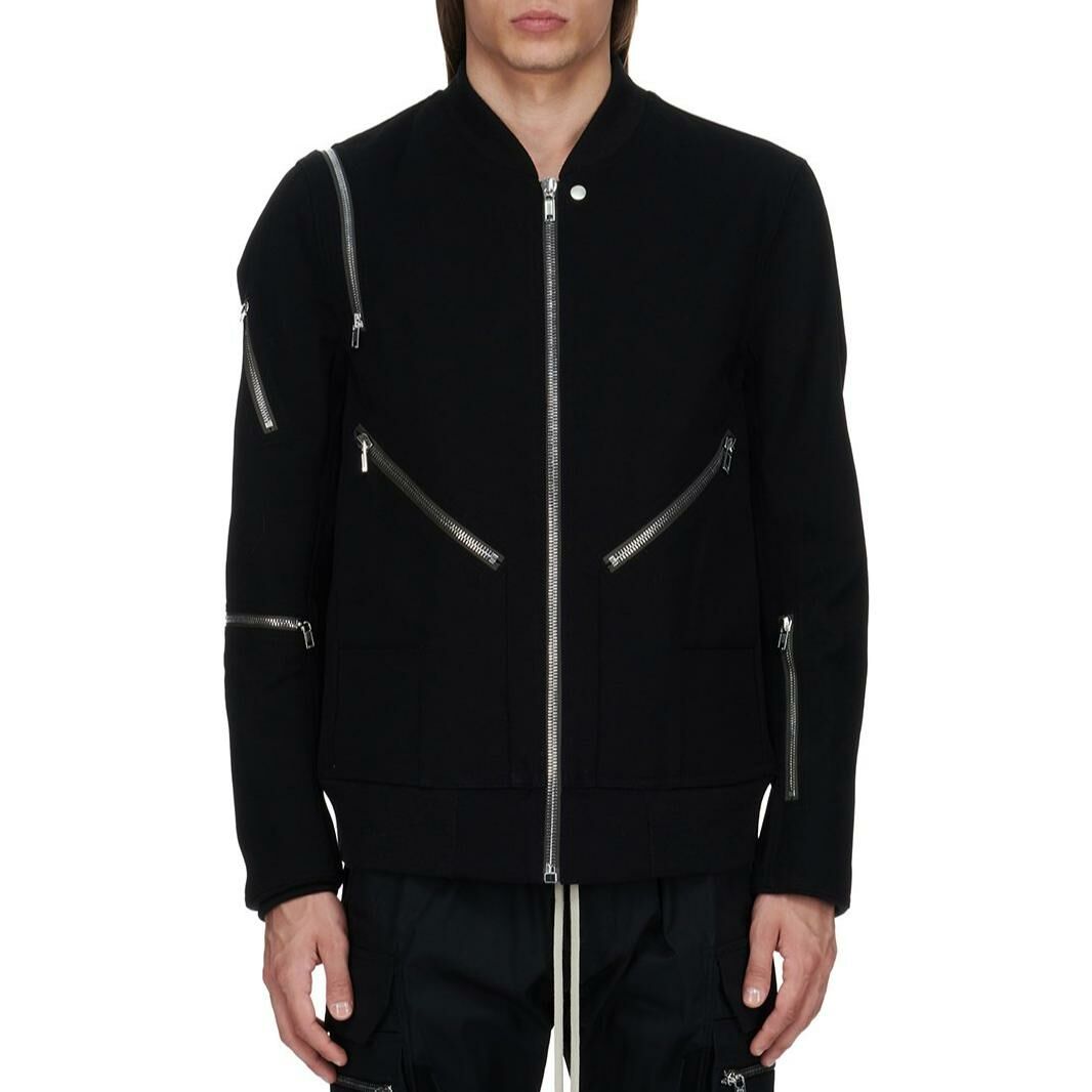 【代購】RICK OWENS Zip detalining Bomber Jacket