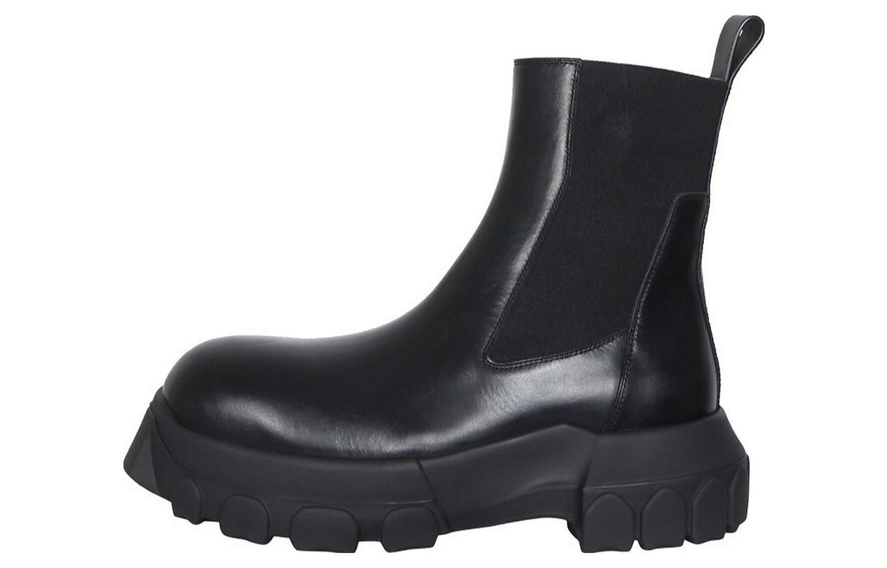 【代購】RICK OWENS/RO Beatle Bozo Chelsea Boots 6cm Women's Black
