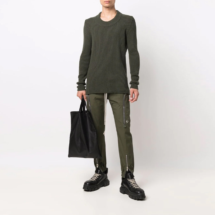 【代購】RICK OWENS Cashmere Sweaters Men Green