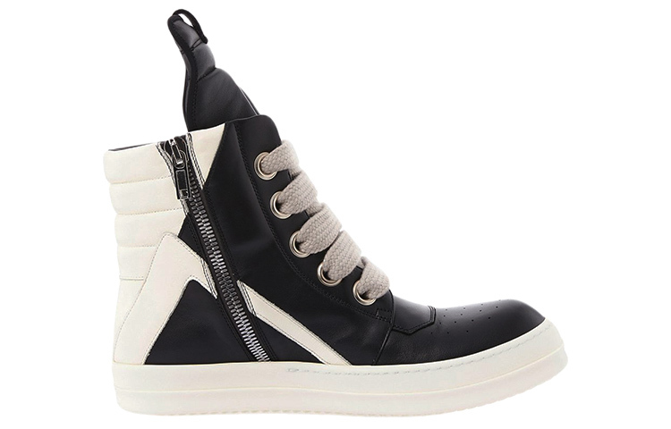 【代購】RICK OWENS/RO Fogachine High Top Stylish Skateboarding Shoes Women's Black
