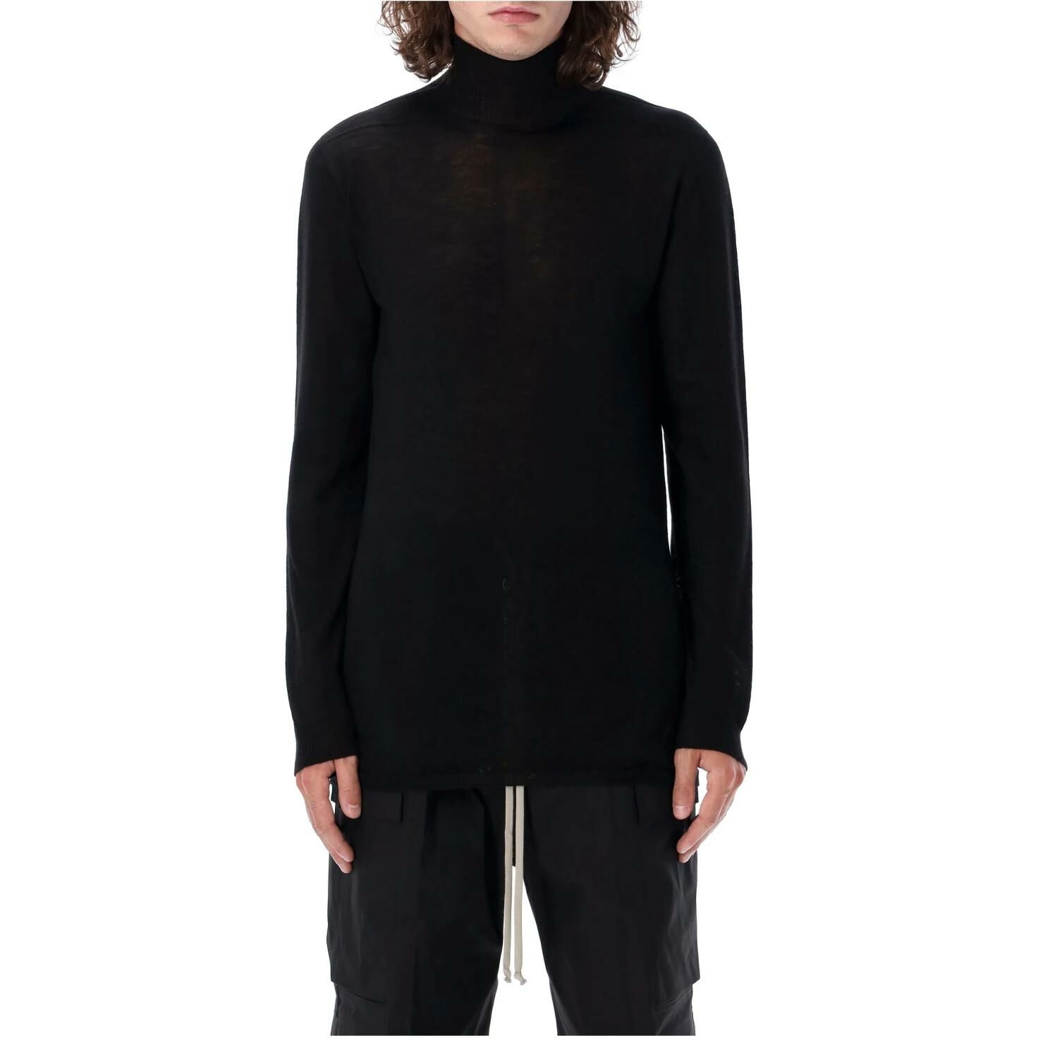 【代購】RICK OWENS Level High-Neck Knitted Jumper